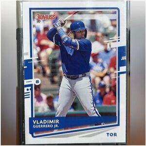 Vladimir Guerrero Jr 2020 Donruss Toronto Blue Jays Baseball Card